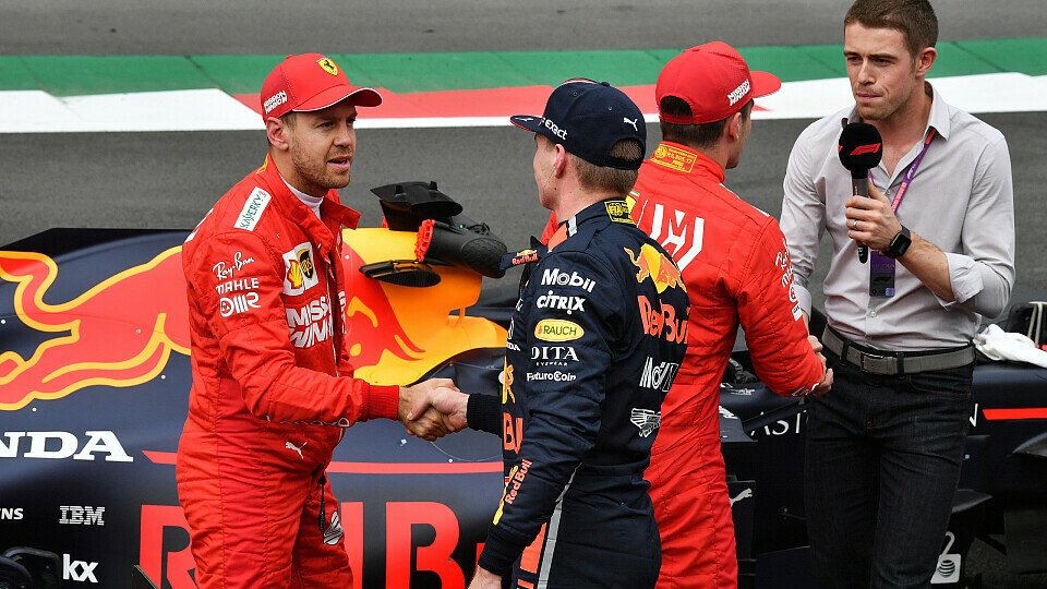 Red-Bull-Pilot Max Verstappen bleibt in Mexiko trotz Strafe der größte Gegner von Ferrari, Foto: LAT Images