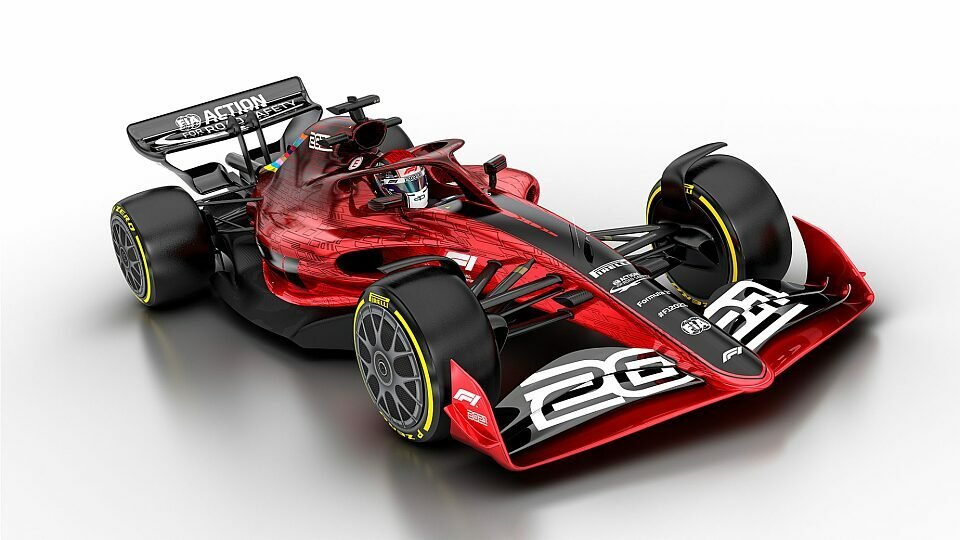 So sieht die letzte Entwicklungsstufe des Formel-1-Autos für die neuen Regeln zur Saison 2021 aus, Foto: Formula One Media