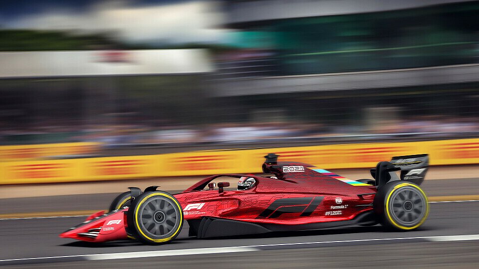 Das Modell eines 2021er-Formel-1-Autos, Foto: Formula One Media