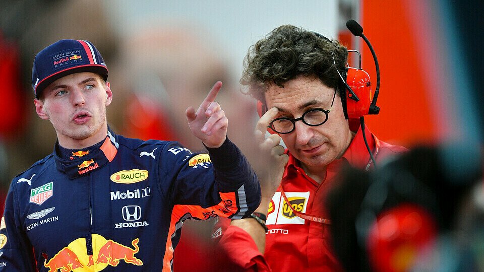 Ferrari Teamchef Mattia Binotto reagiert auf die Anschuldigungen von Max Verstappen, Foto: LAT Images