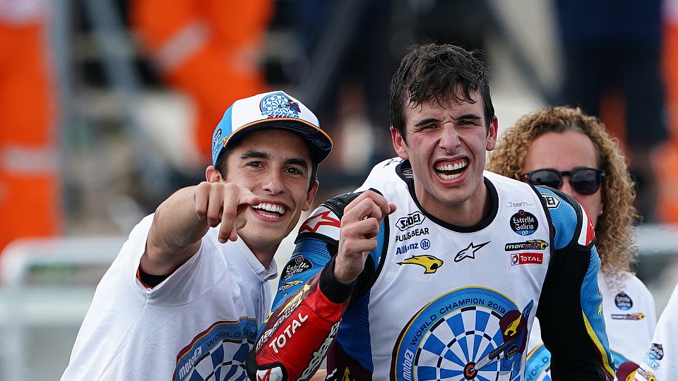 Die Marquez-Brüder feierten in Sepang den Weltmeistertitel von Alex Marquez, Foto: Estrella Galicia