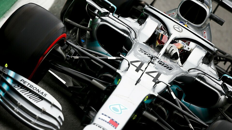 Mercedes und Lewis Hamilton müssen sich in Brasilien um nichts mehr sorgen, Foto: LAT Images