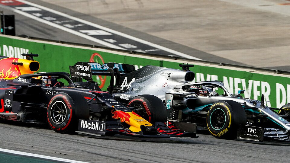 Max Verstappen setzte sich beim Formel-1-Rennen in Brasilien gegen Weltmeister Lewis Hamilton durch, Foto: LAT Images