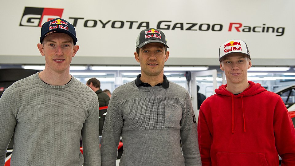 Das Fahreraufgebot von Toyota 2020: Elfyn Evans, Sebastien Ogier und Kalle Rovanperä, Foto: Toyota WRT