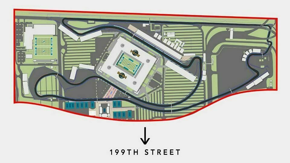 Das angepasste Layout der geplanten Strecke in Miami (vorheriges Layout s.u.), Foto: F1 Miami Grand Prix
