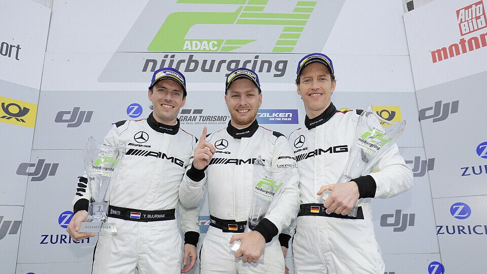 Jan Seyffarth (Mitte) beendet seine Karriere als Profi-Rennfahrer, Foto: Mercedes