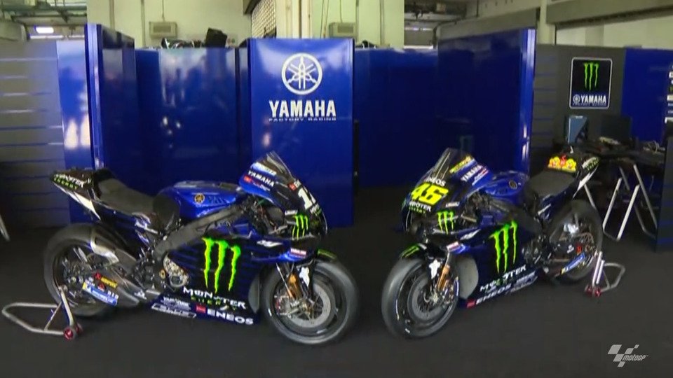 Yamaha bleibt dem 2019er-Design treu, Foto: MotoGP.com/Screenshot