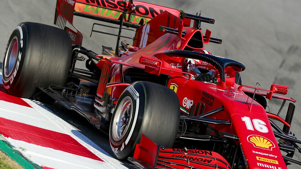 Charles Leclerc sitzt beim Test-Auftakt statt Sebastian Vettel im Ferrari, Foto: LAT Images
