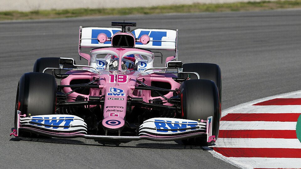 Racing Points 'pinker Mercedes' erregt den Argwohn der Konkurrenz, Foto: LAT Images