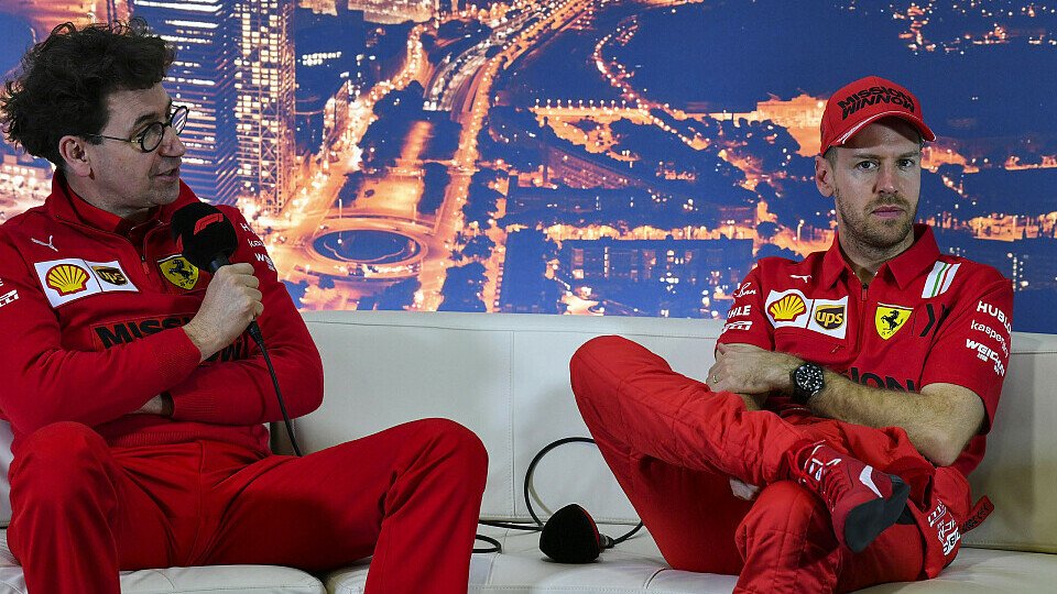 Ferrari-Teamchef Mattia Binotto ist nach dem Abschied von Sebastian Vettel aus Maranello offenbar nicht allzu traurig