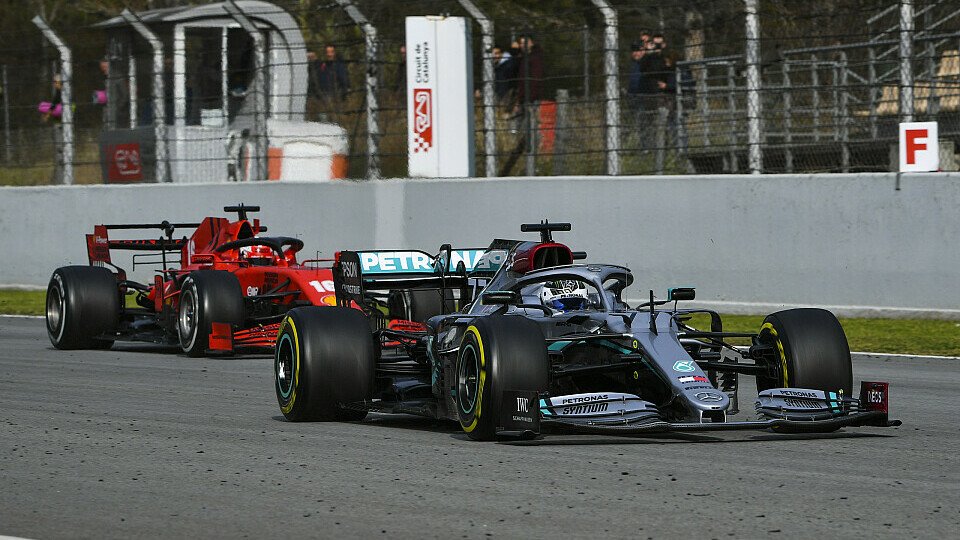 Valtteri Bottas hielt Ferrari & Co. am letzten Testtag knapp hinter sich, Foto: LAT Images