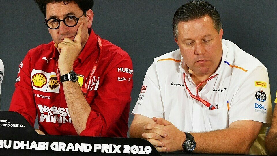 Ferraris Mattia Binotto konterte nun jüngste Aussagen von McLaren-CEO Zak Brown, Foto: LAT Images