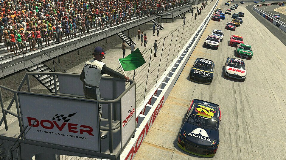 Auf der Monster-Mile in Dover endete das letzte Rennen mit dem 3. Sieg für William Byron, Foto: NASCAR