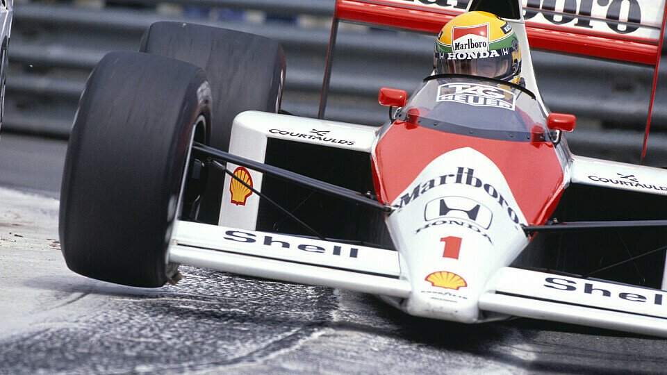 Ayrton Senna fuhr 1989 in Monaco in einer eigenen Liga, Foto: LAT Images