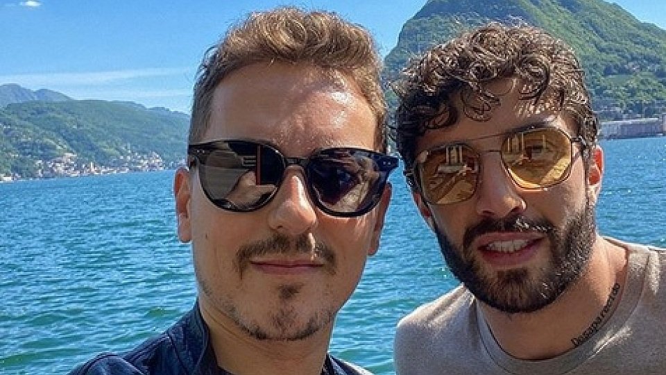 Lorenzo und Iannone beim gemeinsamen Spaziergang in Lugano, Foto: Instagram/Jorge Lorenzo
