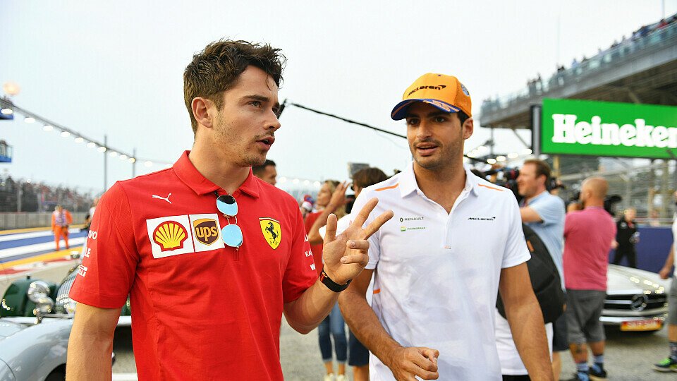 Charles Leclerc und Carlos Sainz, ab 2021 das neue Ferrari-Duo, Foto: LAT Images