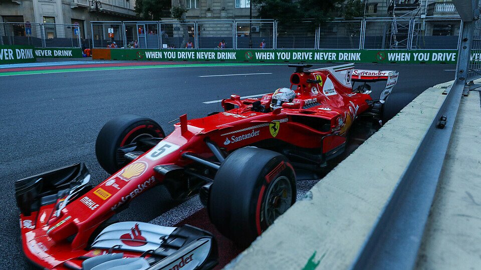 Sebastian Vettel ließ sich 2017 in Baku zu einem Rammstoß gegen Lewis Hamilton hinreißen, Foto: LAT Images