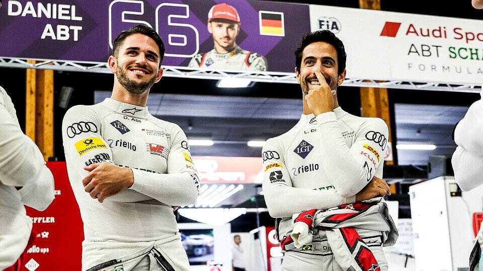 Daniel Abt und Lucas di Grassi waren Teamkollegen seit Formel-E-Beginn, Foto: Audi Communications Motorsport
