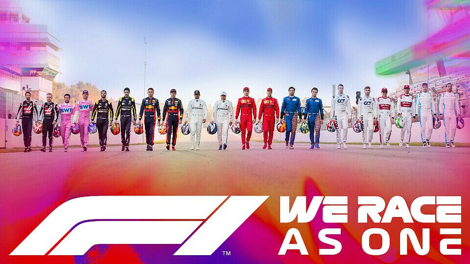 #WeRaceAsOne heißt einer neue Kampagne der Formel 1 im Kampf gegen die Herausforderungen unserer Zeit, Foto: Formula One