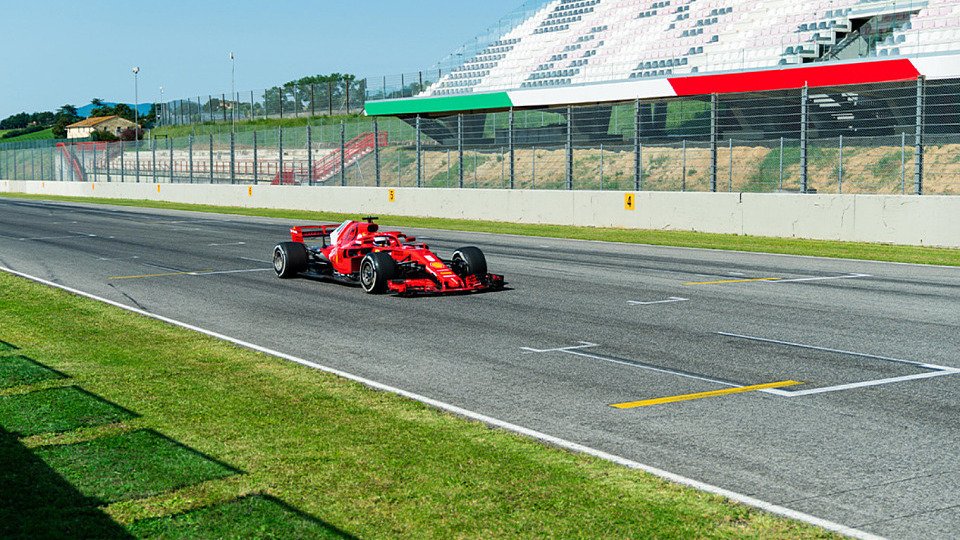 Sebastian Vettel übernahm in Mugello die erste Schicht im SF17H, Foto: Ferrari