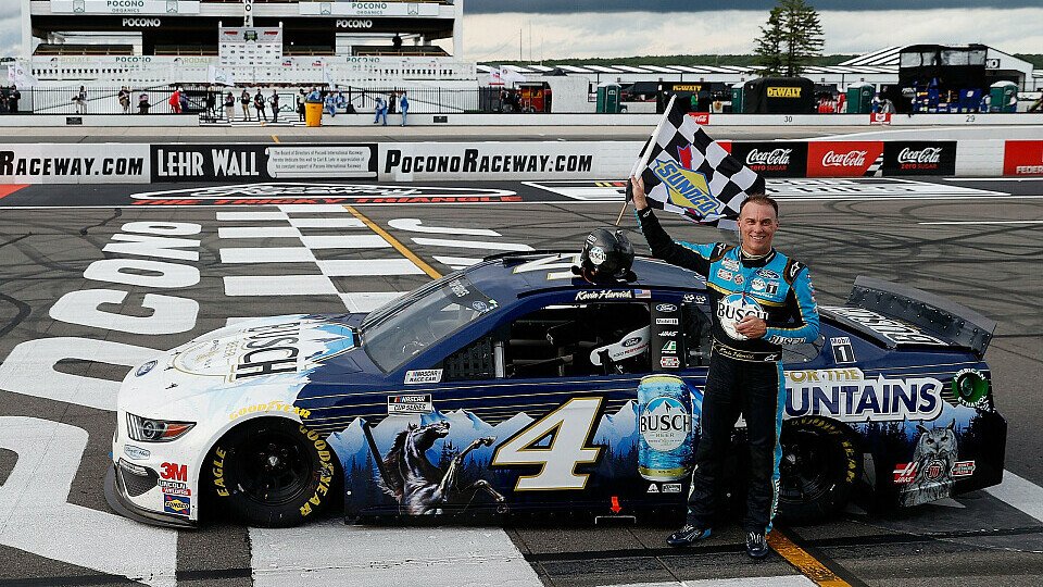 Erster Pocono-Sieg und dritter Saison-Sieg für Kevin Harvick, Foto: NASCAR
