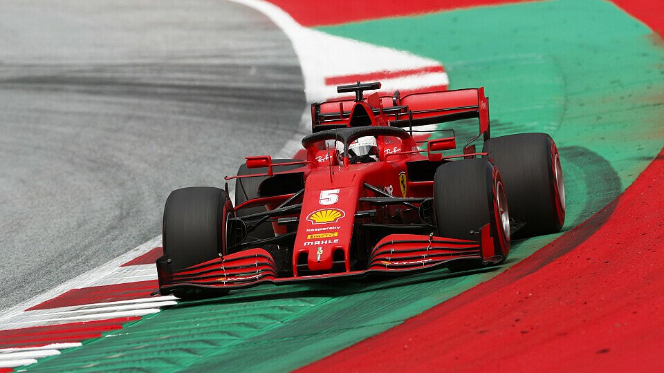 Sebastian Vettel sieht Ferrari in Spielberg nur noch im Kampf um den ersten Verfolger der Spitzengruppe, Foto: LAT Images