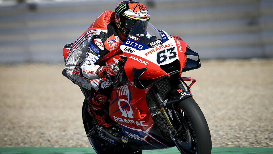 Francesco Bagnaia flog im 1. Training ab, Foto: MotoGP.com
