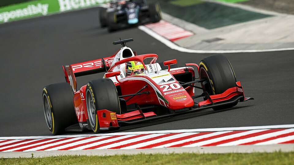 Mick Schumacher: 'Nur' Platz 3 nach einem starken Auftritt beim Hauptrennen auf dem Hungaroring, Foto: LAT Images