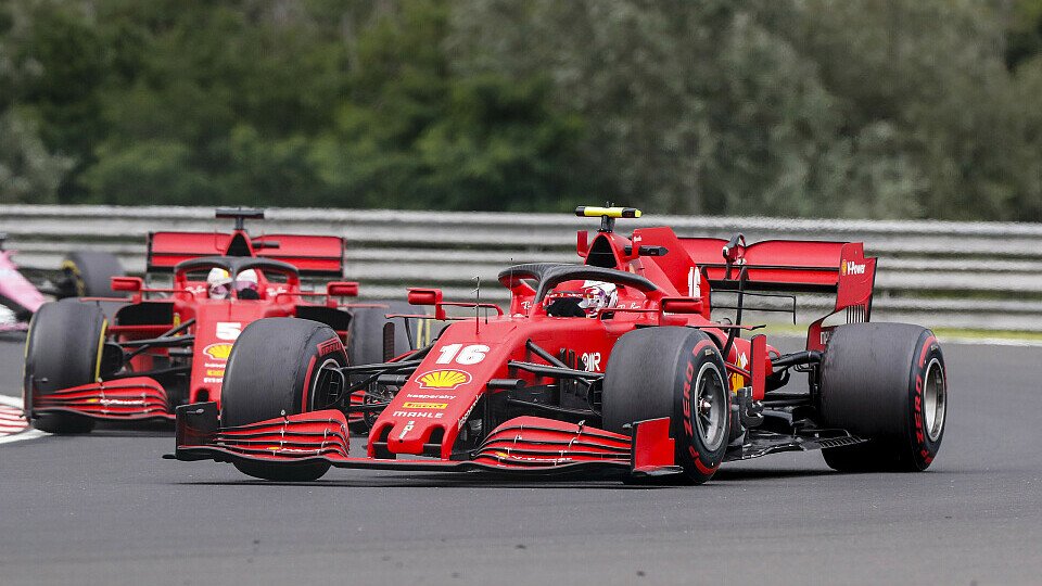 Charles Leclerc hielt Sebastian Vettel in Ungarn auf, Foto: LAT Images