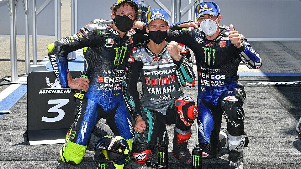 Masken sind auch auf Heimaturlaub ständiger Begleiter der MotoGP-Fahrer, Foto: MotoGP.com