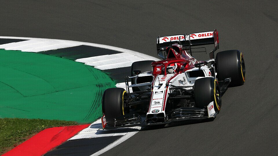 Kimi Räikkönen fand sich im Training in Silverstone endlich wieder in den Top-10