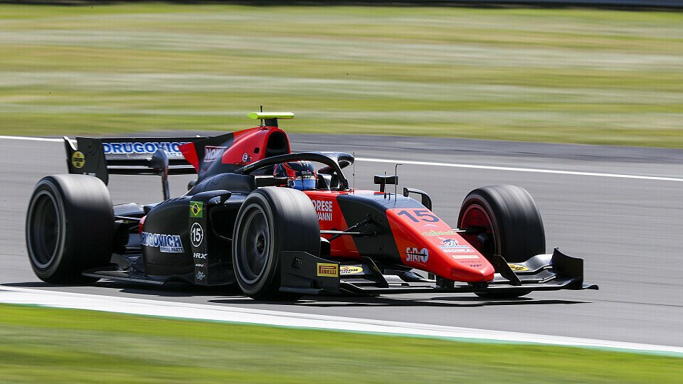 Rookie Felipe Drugovich hat sich im Qualifying der Formel 2 in Silverstone die Pole Position für das Hauptrennen gesichert, Foto: LAT Images