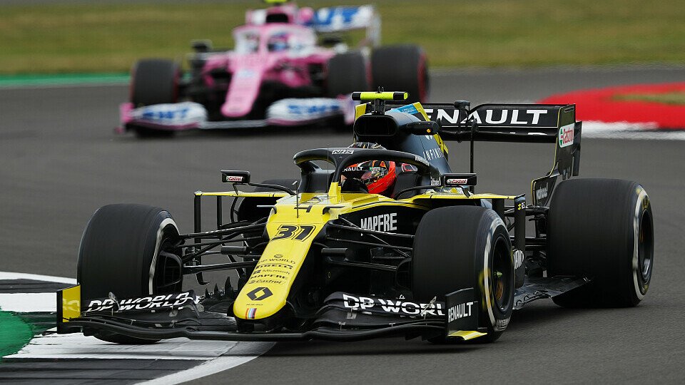 Renault offenbarte in den Trainings für Silverstone II eine gewagte Strategie, Foto: LAT Images