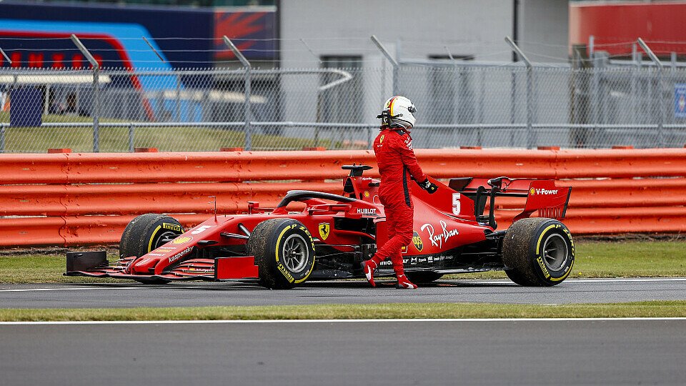 Sebastian Vettels Ferrari ging am Ende des 2. Trainings kaputt, Foto: LAT Images