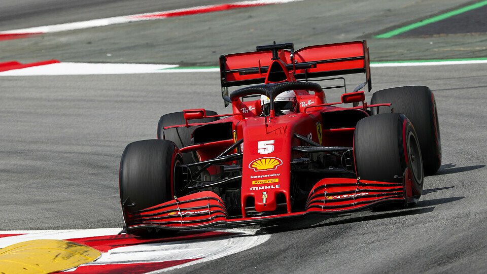 Sebastian Vettel kam zumindest im ersten Training in Barcelona wieder in Fahrt, Foto: LAT Images