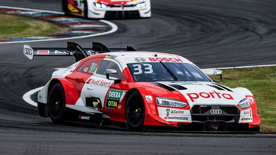 Rene Rast feiert seinen ersten Saisonsieg in der DTM, Foto: Audi Communications Motorsport