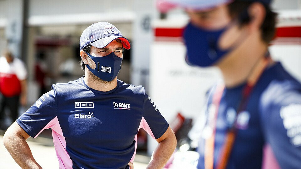 Sergio Perez ist mit seiner Situation bei Racing Point nach der Vettel-News unzufrieden, Foto: LAT Images