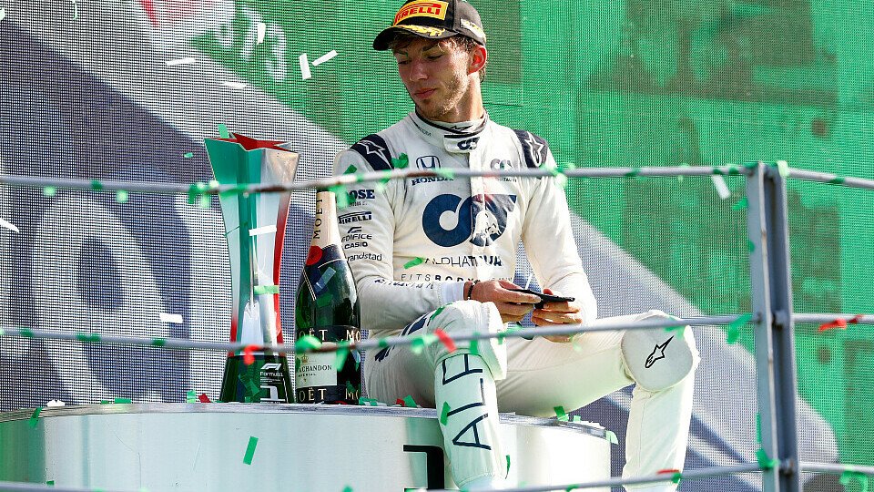 Am vergangenen Wochenende feierte Pierre Gasly in Monza seinen ersten Formel-1-Sieg, Foto: LAT Images
