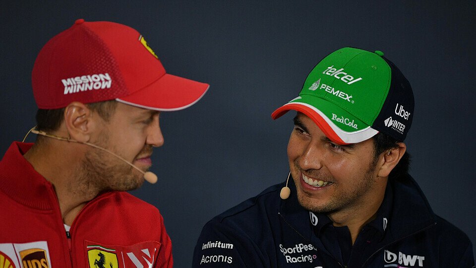 Sebastian Vettel stach Sergio Perez bei Racing Point für 2021 aus, Foto: LAT Images