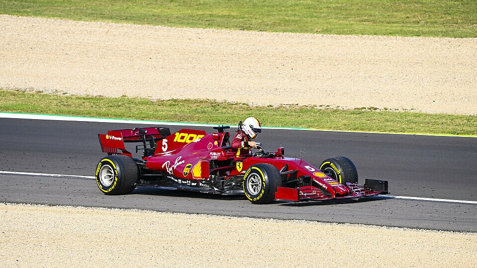 Ferrari-Pilot Sebastian Vettel erlebte in Mugello einen durchwachsenen Trainingsfreitag, Foto: LAT Images