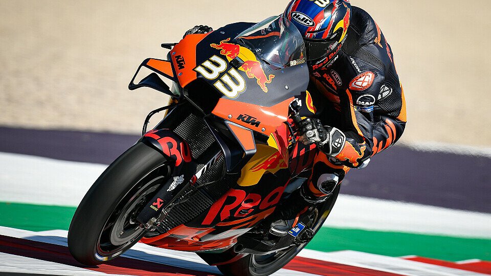 Brad Binder setzte sich überraschend an die Spitze, Foto: MotoGP.com