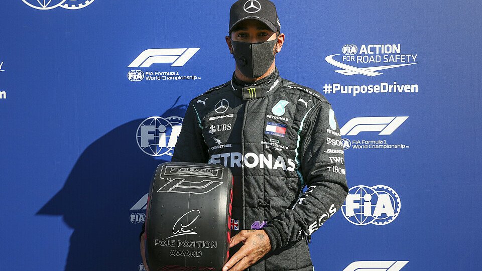 Lewis Hamilton sichert sich die erste Pole Position in Mugello., Foto: LAT Images