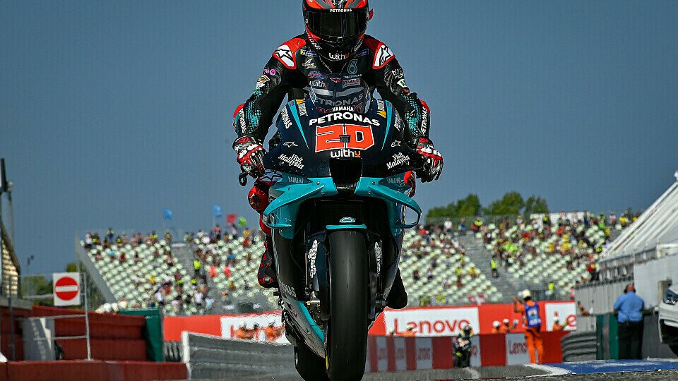 Fabio Quartararo scheint sein Sturz am Sonntag nicht gebremst zu haben, Foto: MotoGP.com