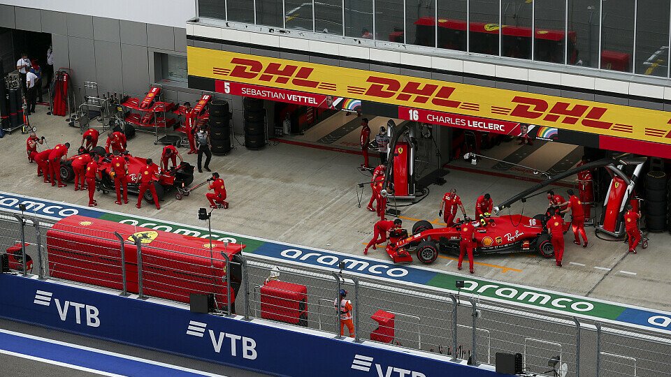 Musste Sebastian Vettel in Sotschi den Edelhelfer für Charles Leclerc spielen?, Foto: LAT Images