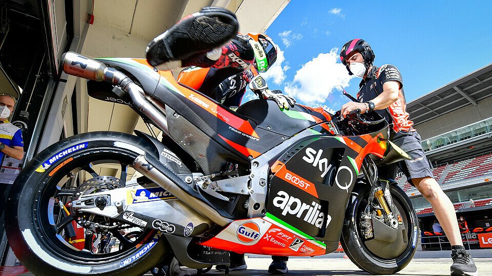 Aprilia wird 2022 wohl zu einem vollwertigen Werksteam, Foto: MotoGP.com