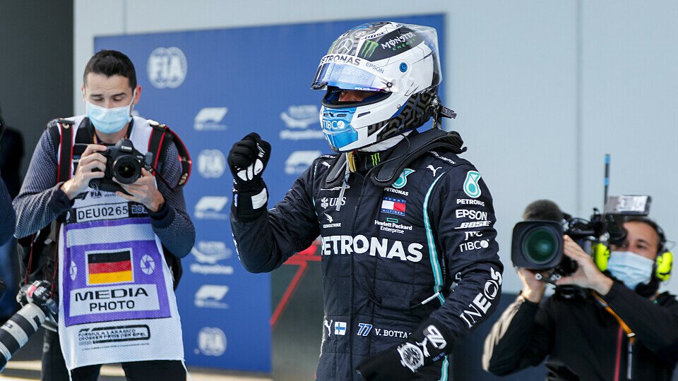 Valtteri Bottas besiegt auf dem Nürburgring Lewis Hamilton im Pole-Kampf, Foto: LAT Images