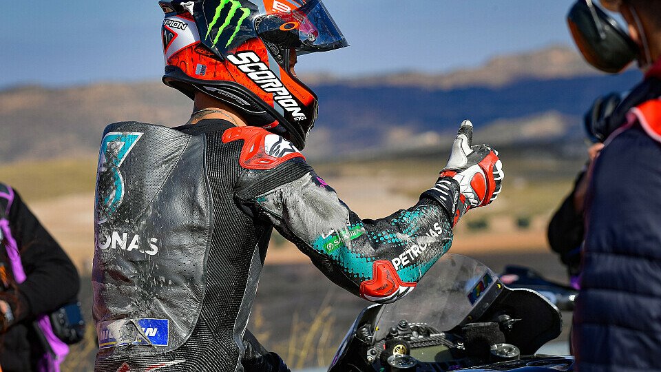 Fabio Quartararo flog in Aragon ordentlich ab, Foto: MotoGP.com