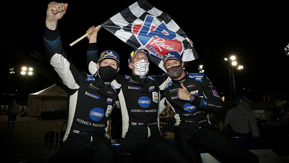 Ryan Briscoe, Renger Van der Zande und Scott Dixon triumphieren für Wayne Taylor Racing in Road Atlanta, Foto: LAT Images