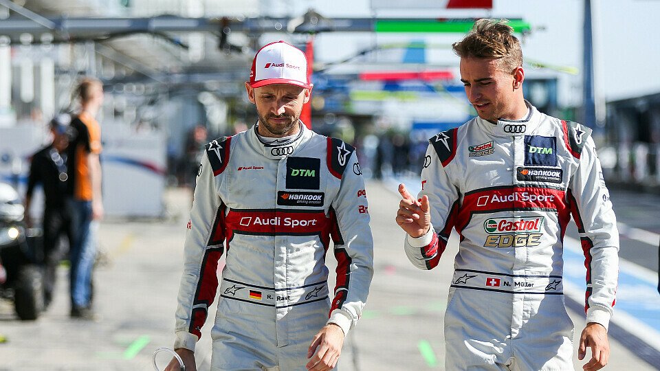 Bei den 24 Stunden von Daytona treffen Rene Rast und Nico Müller aufeinander., Foto: Audi Communications Motorsport