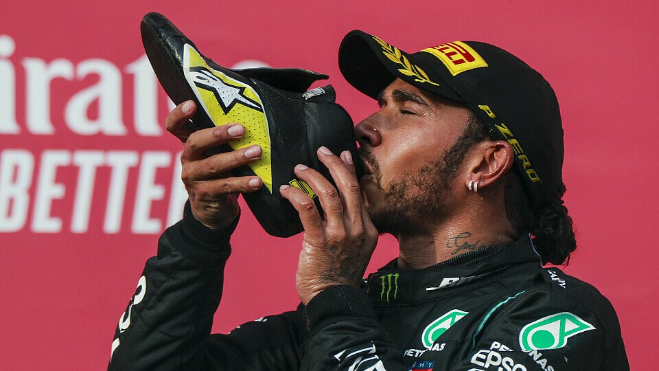 Lewis Hamilton gewinnt den Großen Preis der Emilia Romagna, Foto: LAT Images